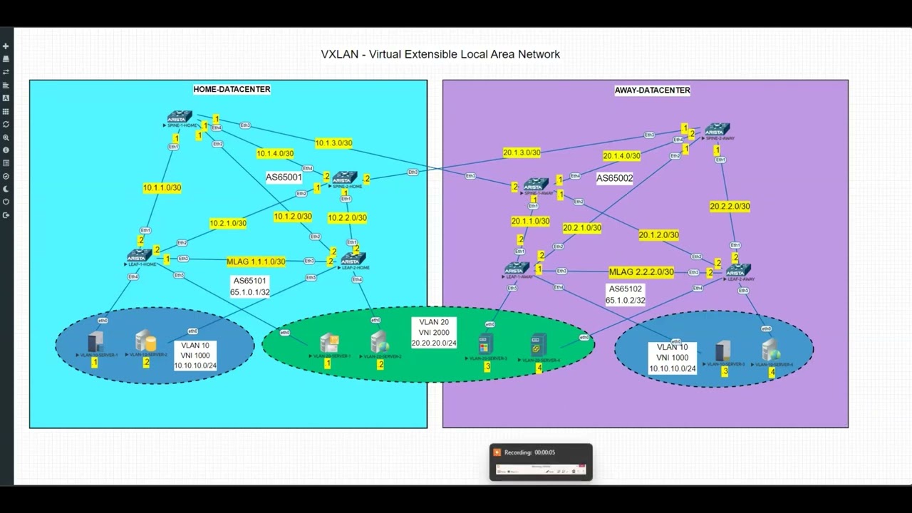 VXLAN with MLAG in Arista Switches