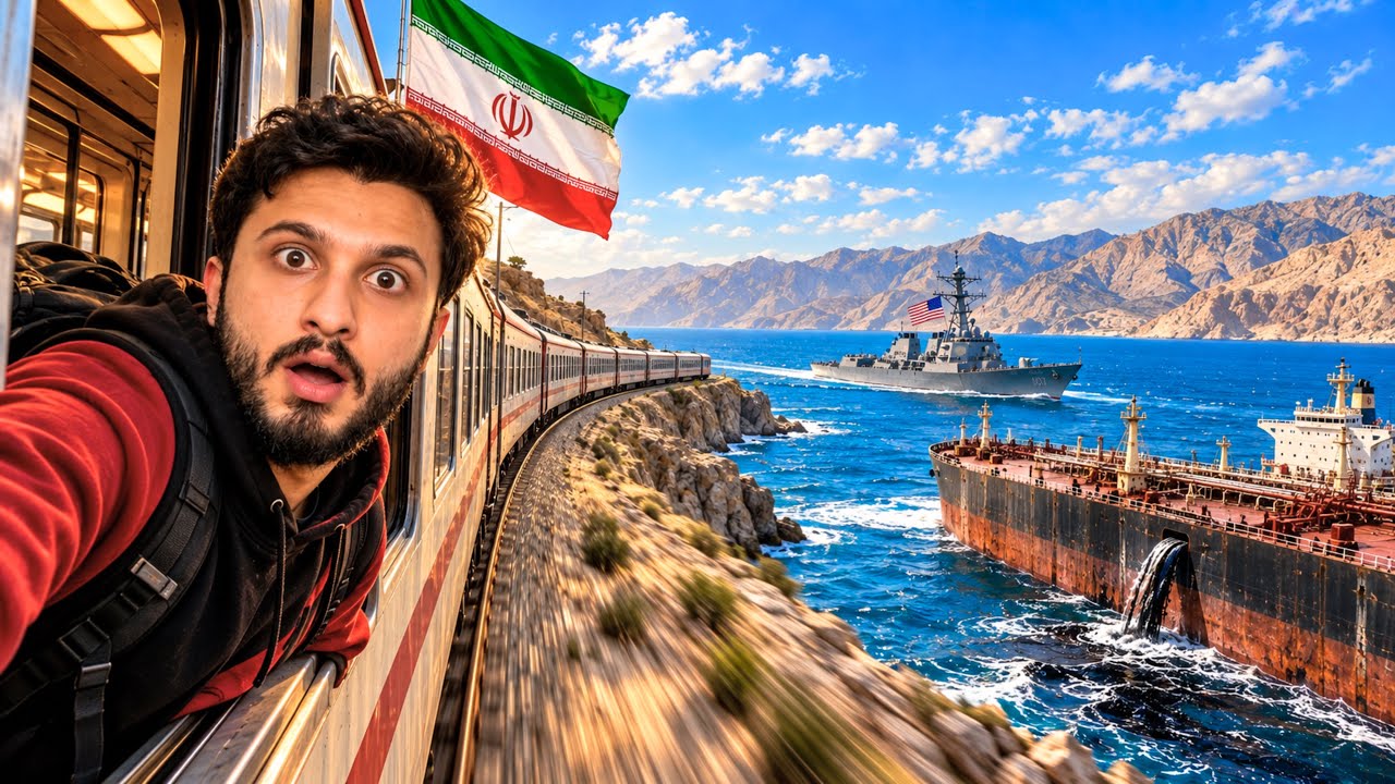 24 hours on an Iranian Train to Strait of Hormuz 🇮🇷