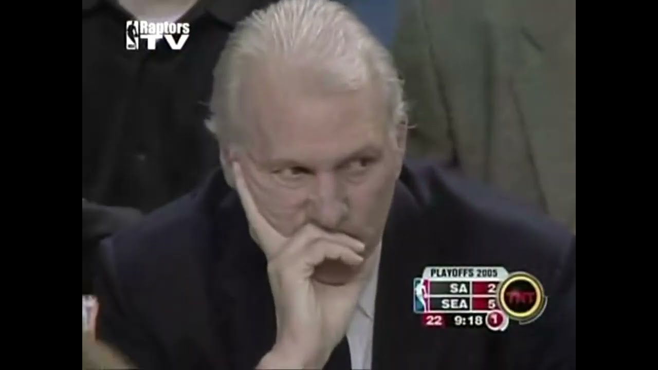 2005 NBA WCSF Game 4 San Antonio Spurs @ Seattle Sonics - 2005/05/15 (Duncan 35p; Allen 32p)