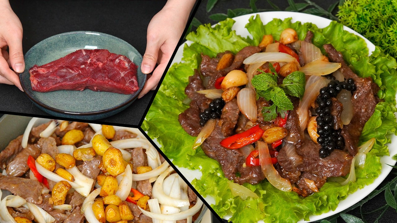 🔴 Món Ngon Từ Thịt Bò – Bò Cháy Tỏi, Nui Xào Bò, Bò Sốt Tắc... | Dễ Làm, Cực Bắt Cơm | Bếp Nhà Giang
