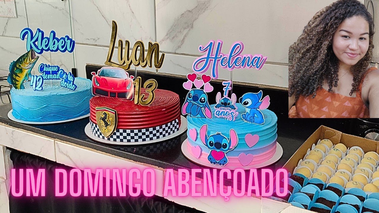 TRÊS ENCOMENDAS PARA O MESMO DIA E HORÁRIO|CORRERIA NA MINHA CONFEITARIA EM CASA