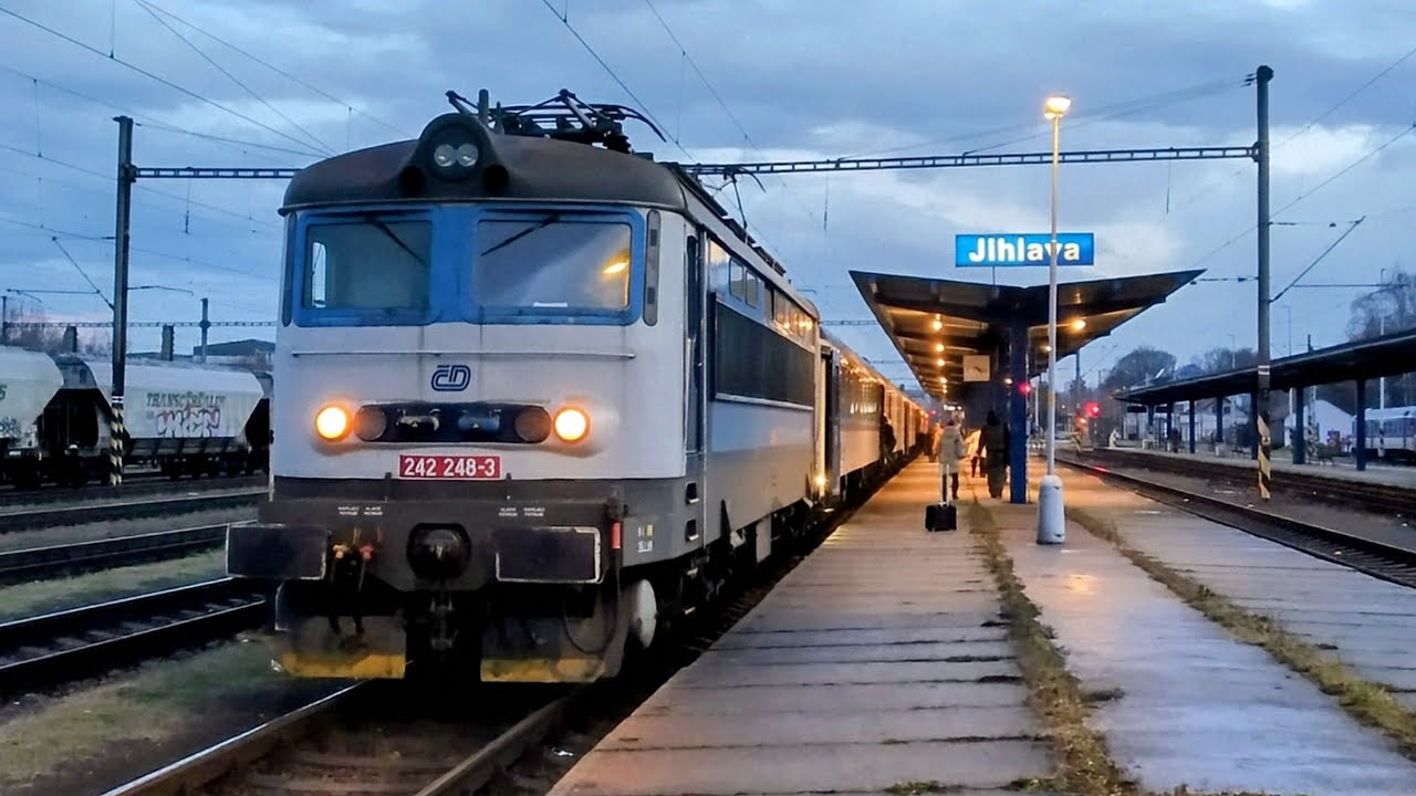 Uvítací hlášení v rychlíku 639 Rožmberk