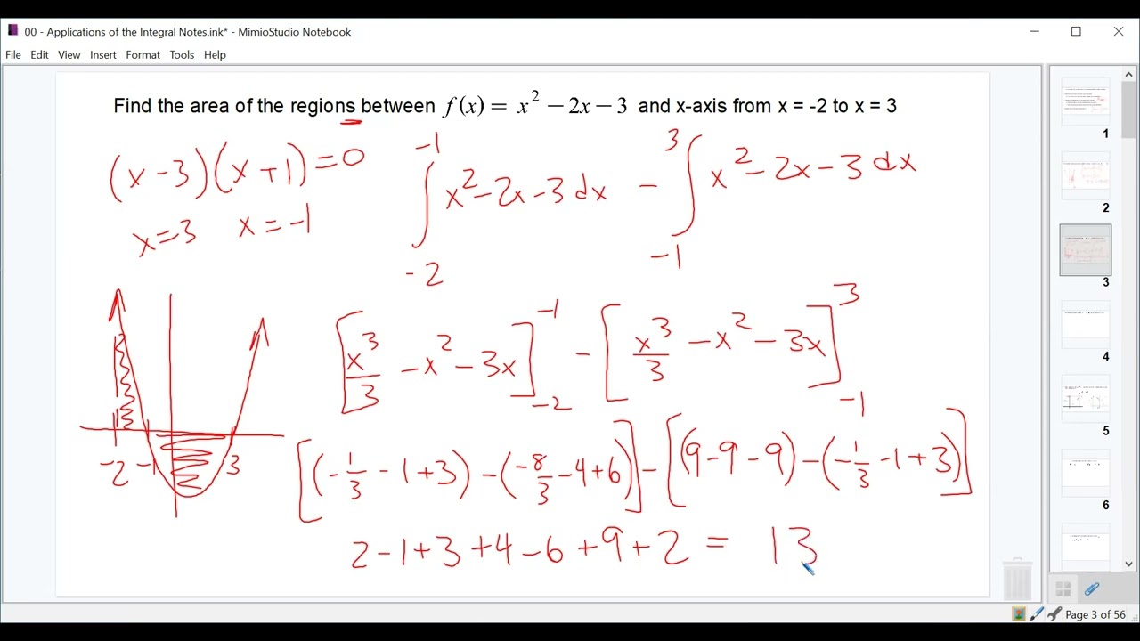 Applications of Integration Lecture 1 - Area Below and Between Curves
