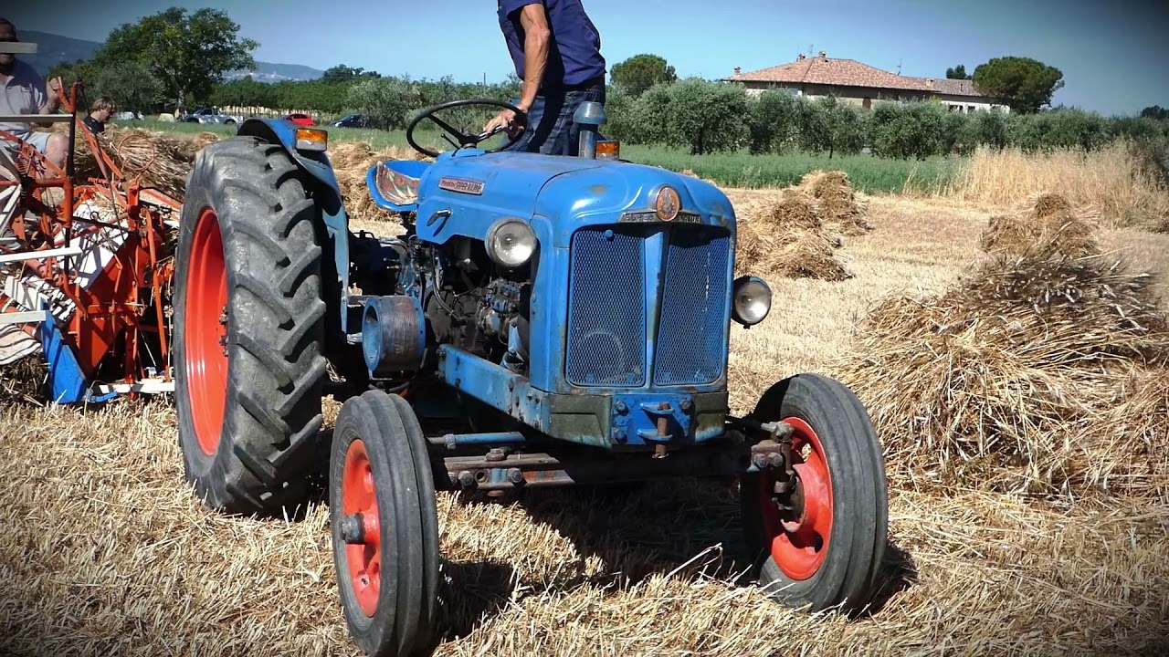 ||VINTAGE|| Mietitura grano con Fordson Major & Laverda ML 5 BR