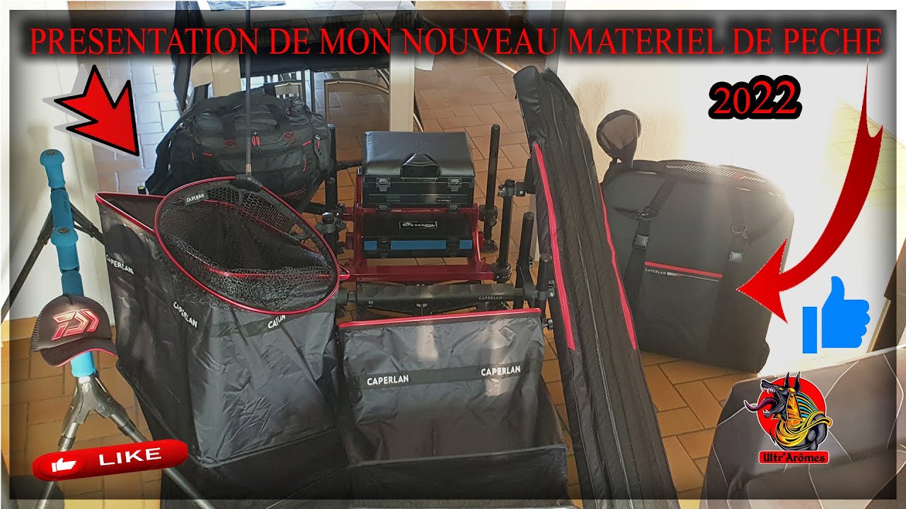 PECHE A LA CARPE AU COUP - 🔥 JE VOUS PRESENTE MON MATERIEL DE PECHE POUR 2022 ^^❤️