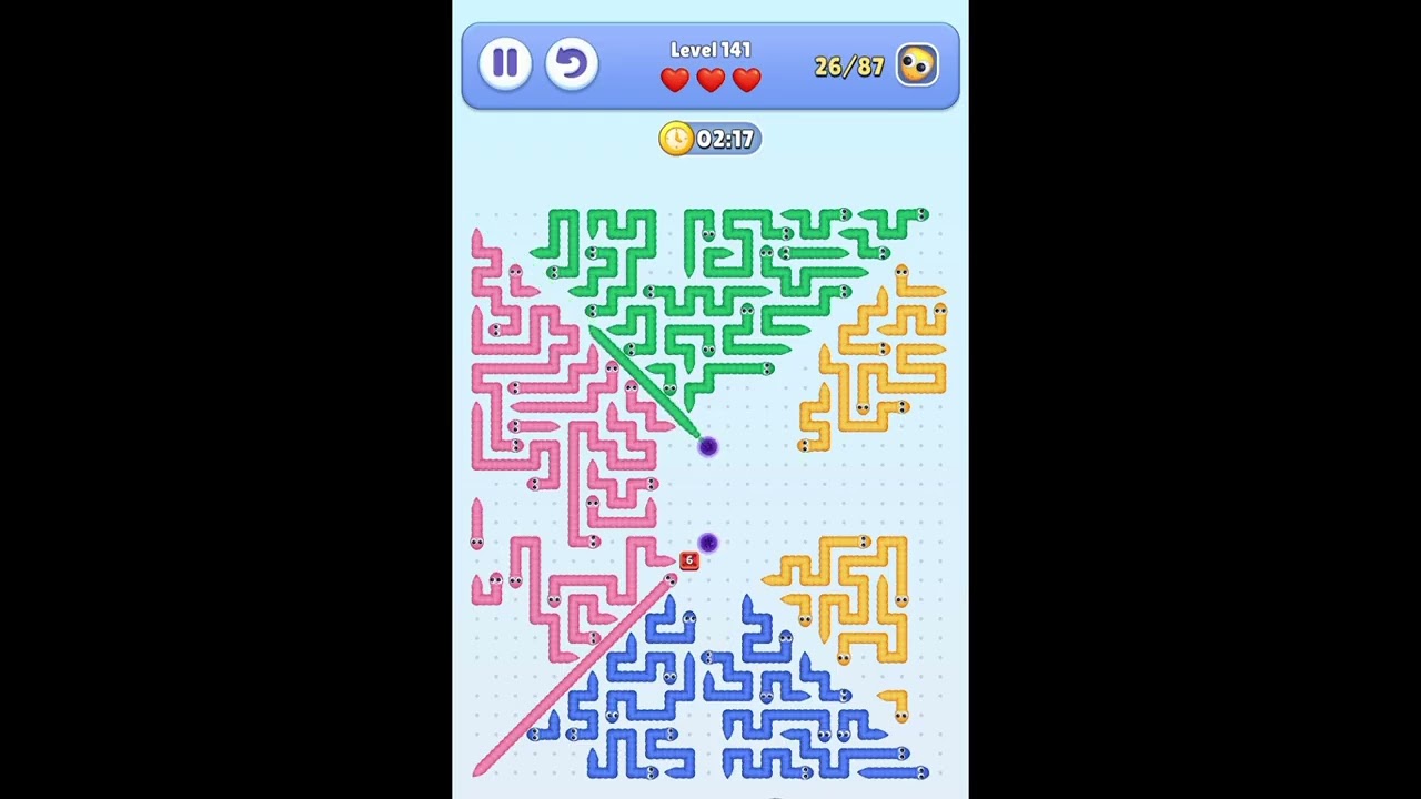 Snake Escape &ndash; Level 141 Walkthrough 🐍🧩✨