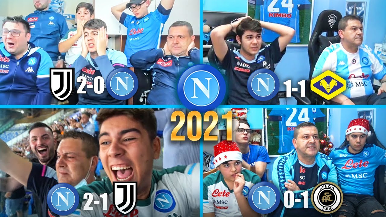 💙 I MIGLIORI MOMENTI DELLE REACTION del NAPOLI 2021!!