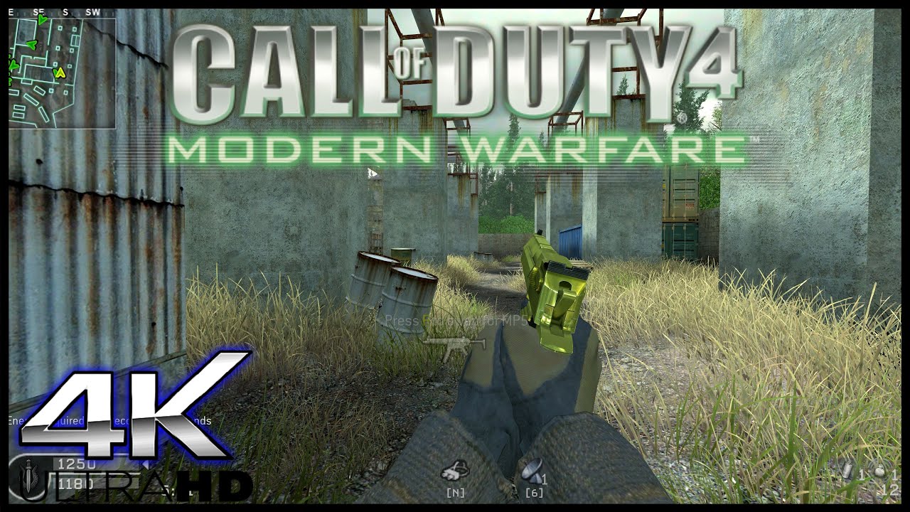 Call of Duty 4 Modern Warfare Multiplayer 2020 Pipeline Gameplay 4K