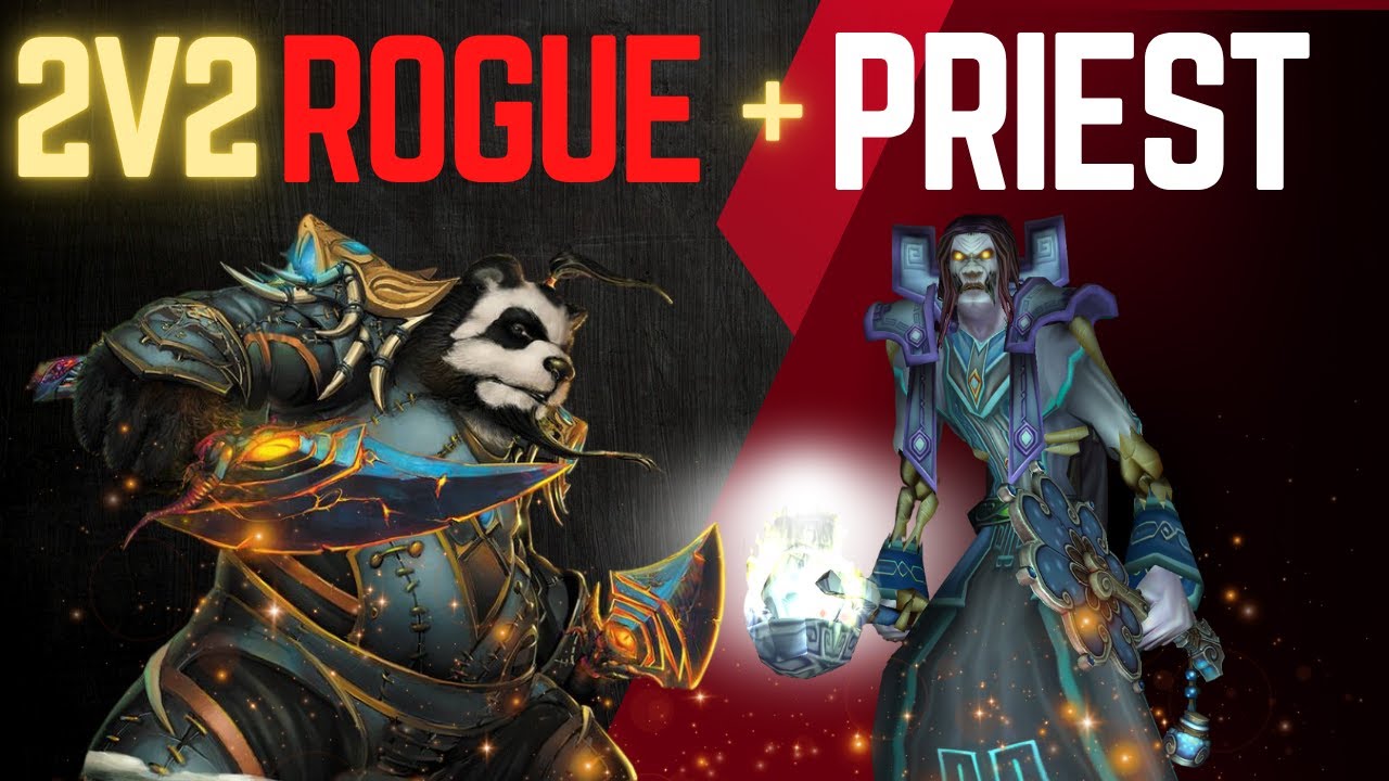 2v2 Arena PvP - Holy Priest & Rogue Duo | MoP Classic WoW (Faerlina)