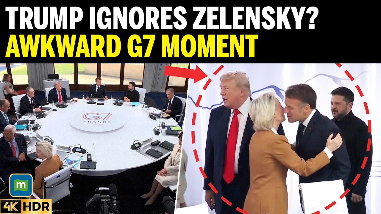 G7 LIVE UPDATES: Awkward Moment? Trump Appears to Ignore Zelensky at G7 Summit