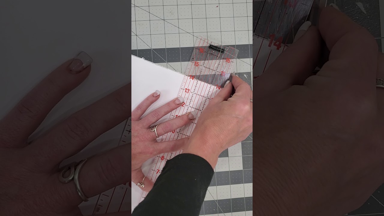 How to get clean lines when cutting foam core board