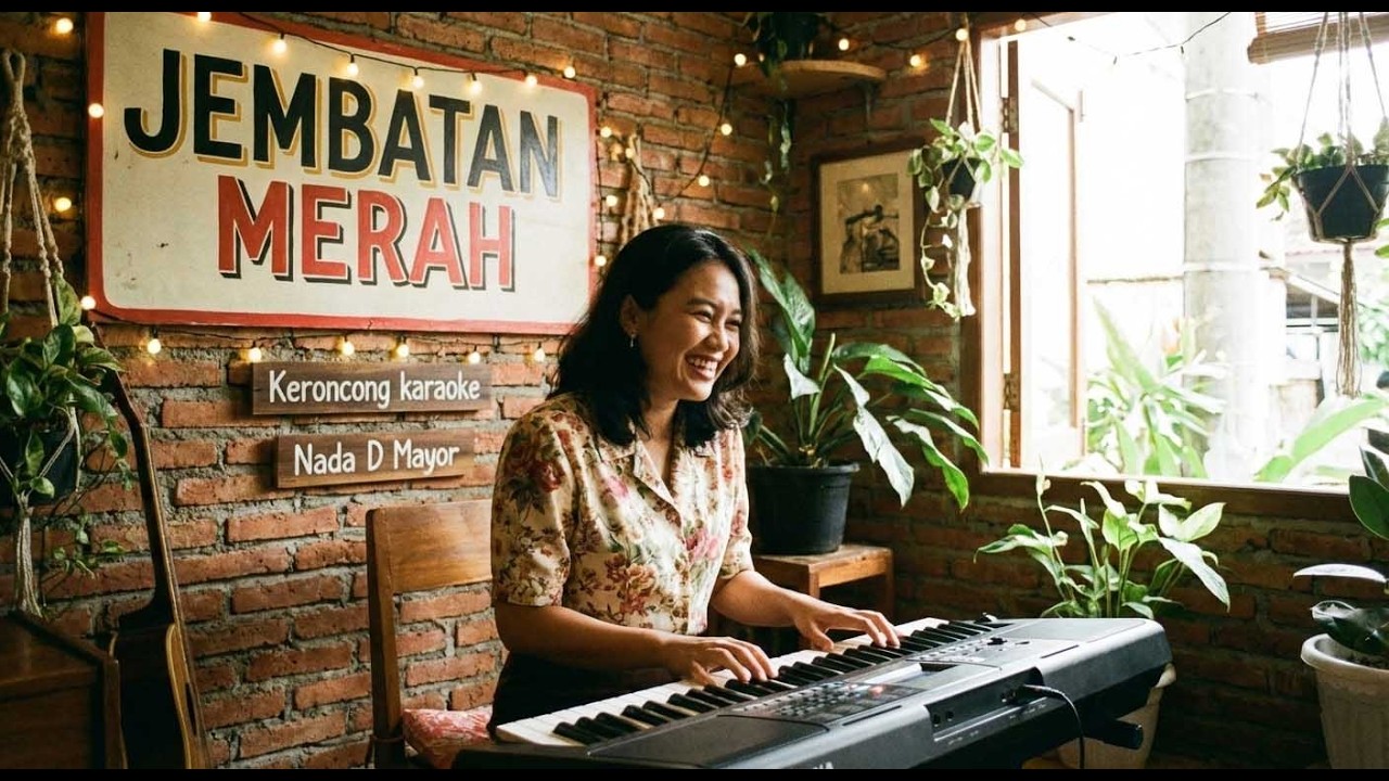 JEMBATAN MERAH - Keroncong Karaoke - Nada Wanita