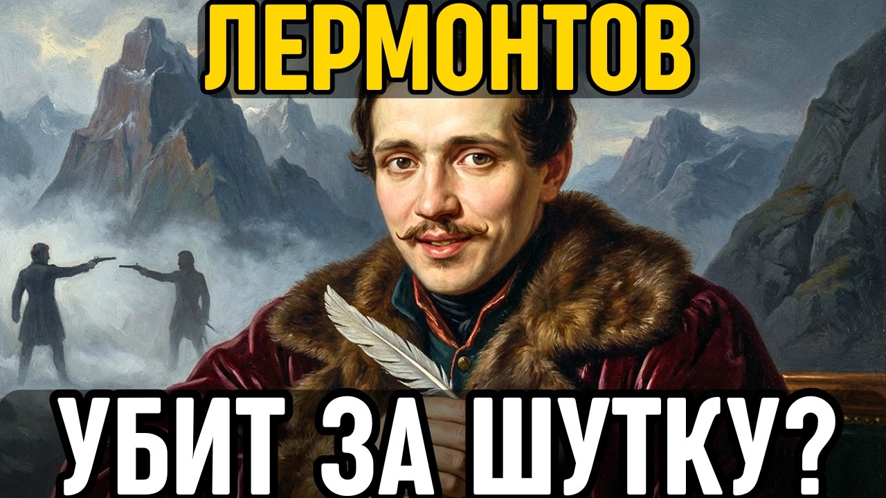 ЛЕРМОНТОВ: Как он МСТИЛ за Пушкина, но повторил его СУДЬБУ и погиб из-за глупой ШУТКИ!