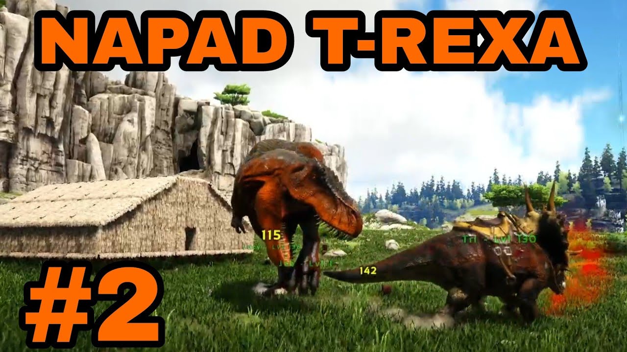 Napadel me je T-Rex / #2  ARK Valguero [SLO]