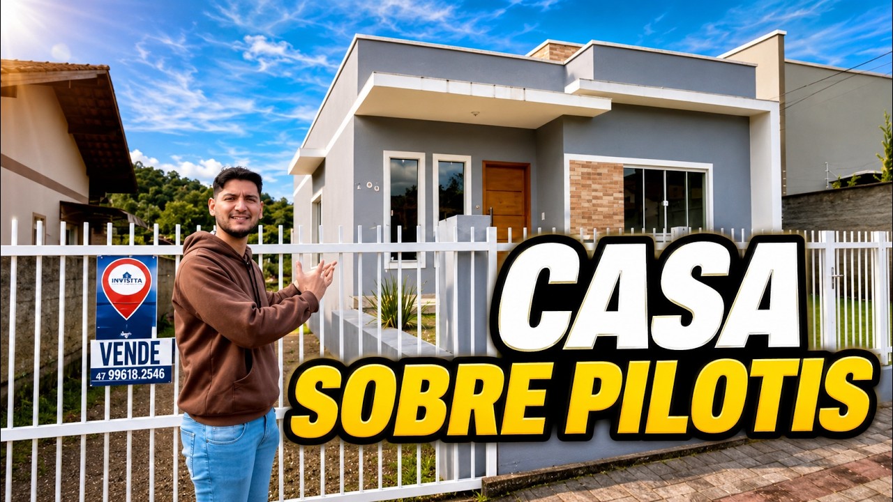 Casa sobre pilotis! Dizem que só os ricos constroem assim