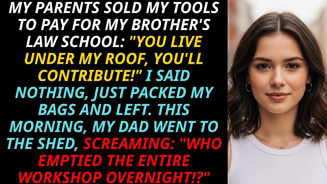 My Parents Sold My Tools For My Brother’s Tuition—So I Moved Out And Took The Entire Workshop