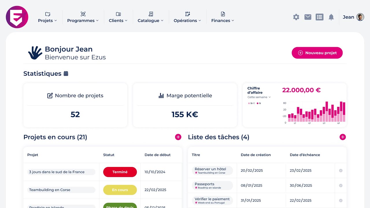 Ezus &ndash; Le meilleur logiciel de voyage tout-en-un
