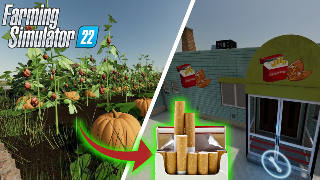 Fabrica de Fumo e Produ&ccedil;&atilde;o de Cigarro - FS22 MODS #FS22 #ModsFS22