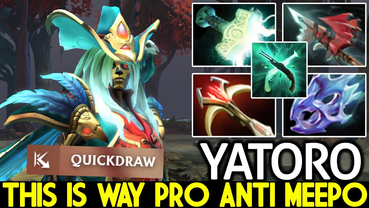 YATORO [Muerta] Insane Gunslinger + Mjollnir Damage Anti Meepo Dota 2