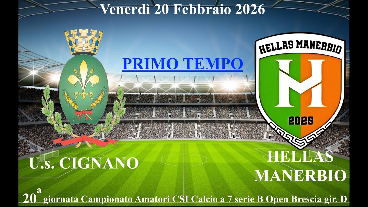 CIGNANO vs HELLAS MANERBIO 0 5 1°Tempo