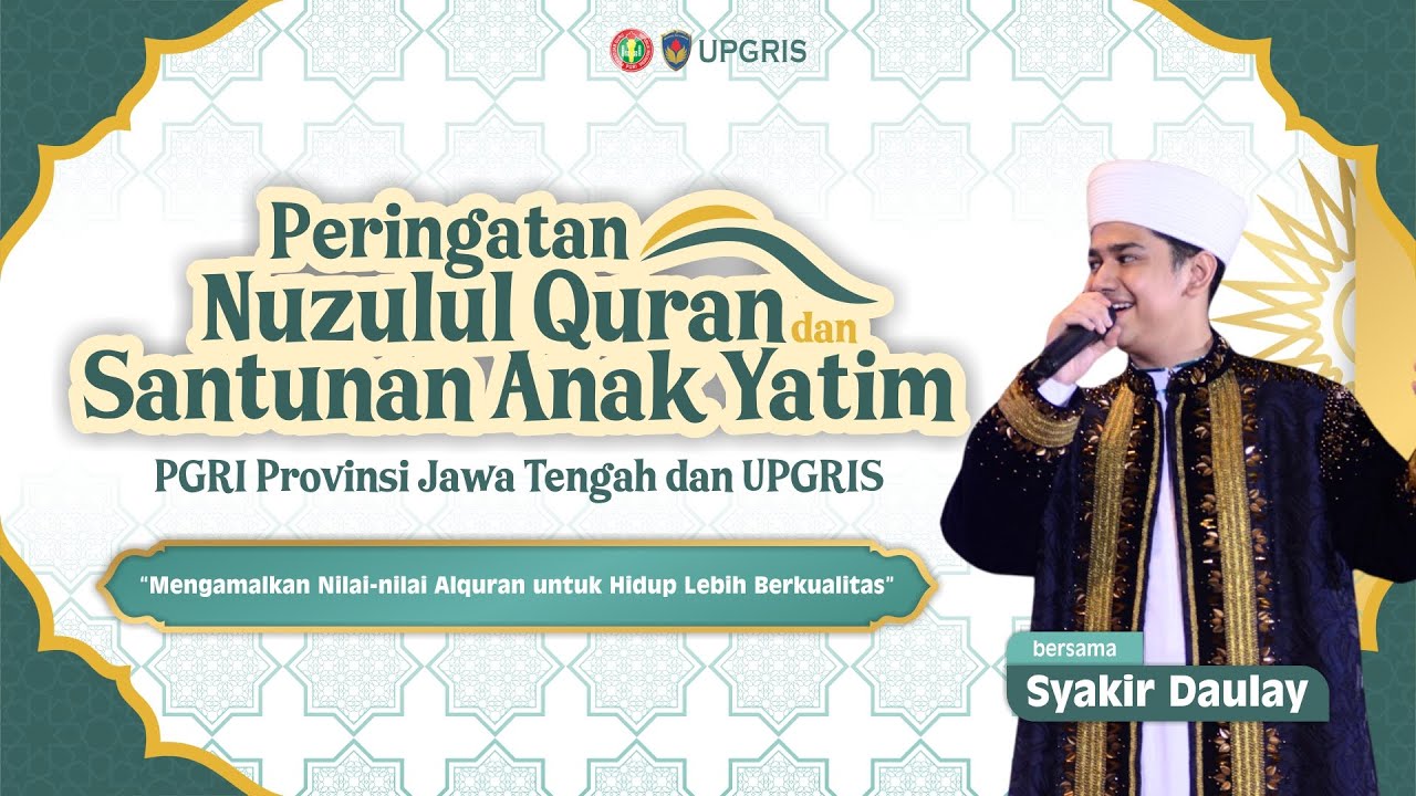Nuzulul Quran dan Santunan Anak Yatim bersama Syakir Daulay