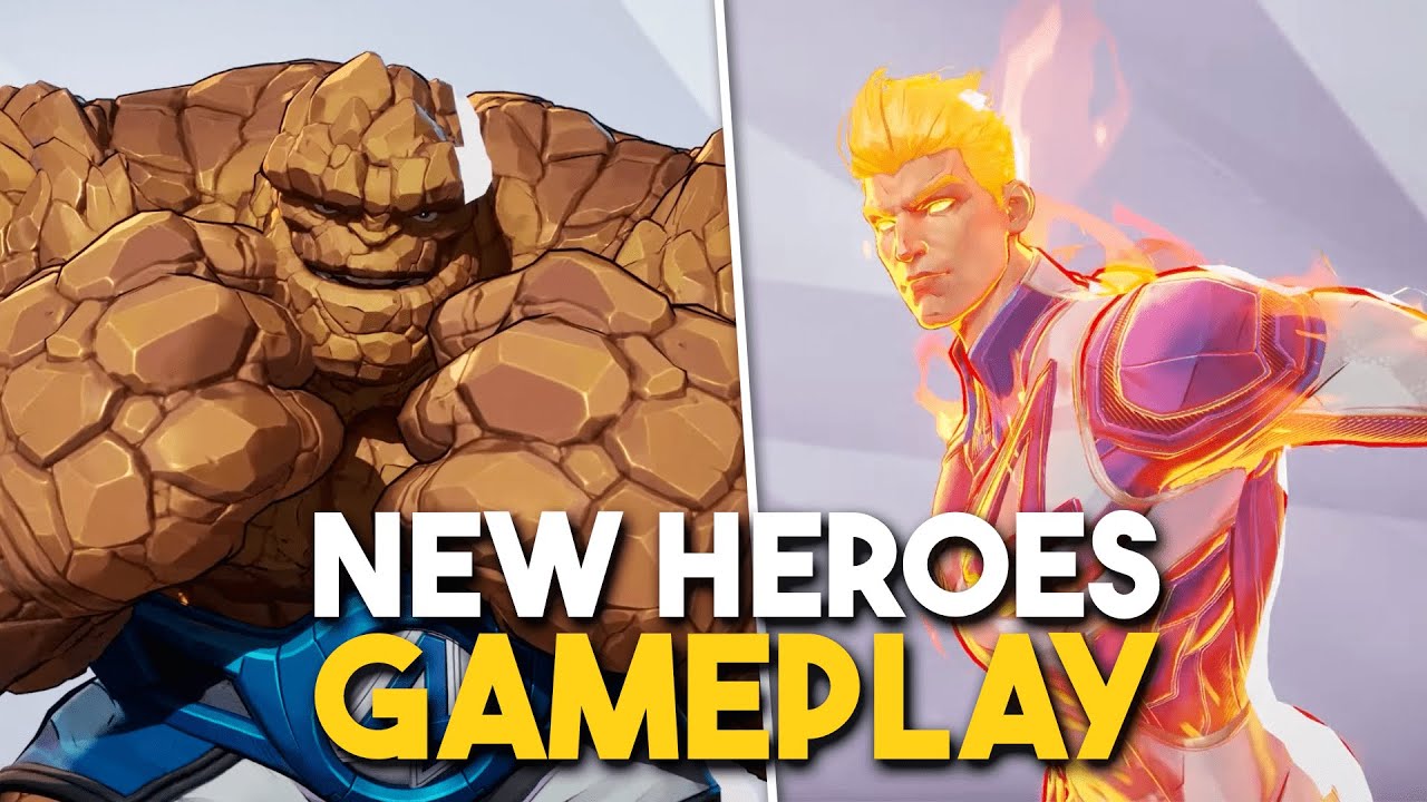 HUMAN TORCH & THE THING FIRST GAMEPLAY & ABILITIES - MARVEL RIVALS