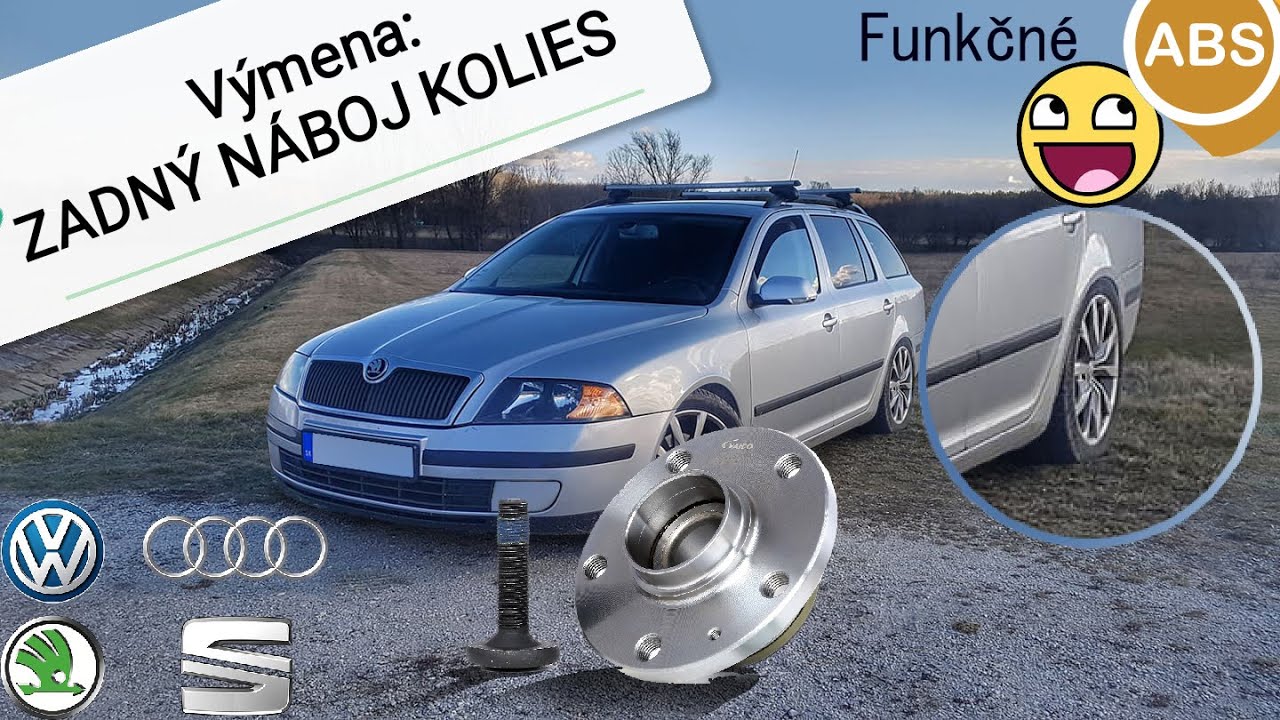 Jednoduchá výmena - ZADNÝ NÁBOJ KOLIES  + ABS meranie  rýchlosti cez diagnostiku Jednoduché? OMYL