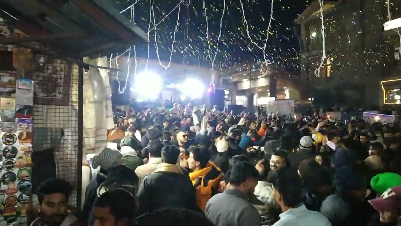 Mall road Manali, New year Celebration 🎉2024