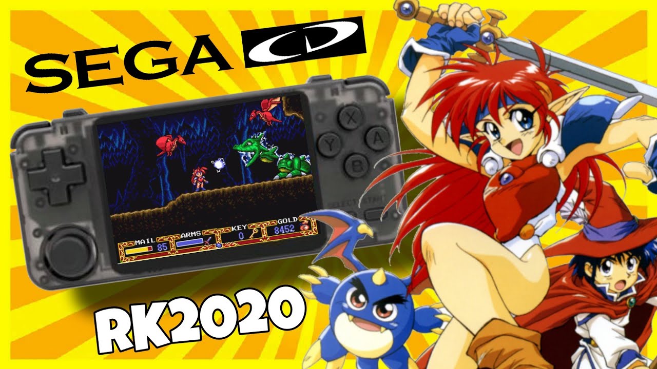 RK2020 TESTANDO JOGOS DE SEGA CD