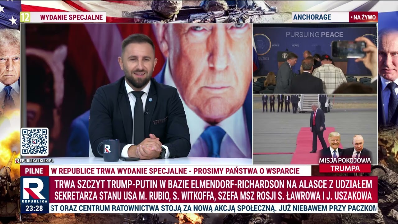 #AgoraKlarenbacha | Nietypowe zachowanie Putina podczas spotkania z Trumpem