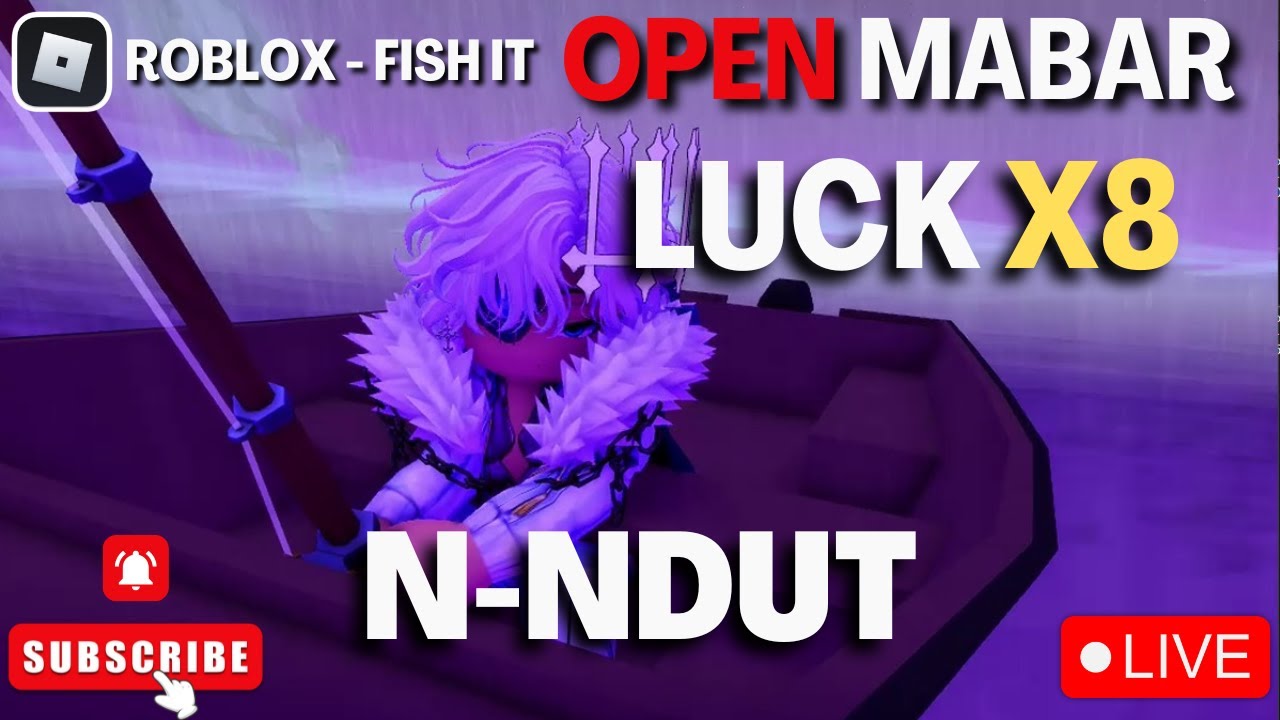 LIVE GRATIS x8 LUCK — GIVEAWAY IKAN SECRET!