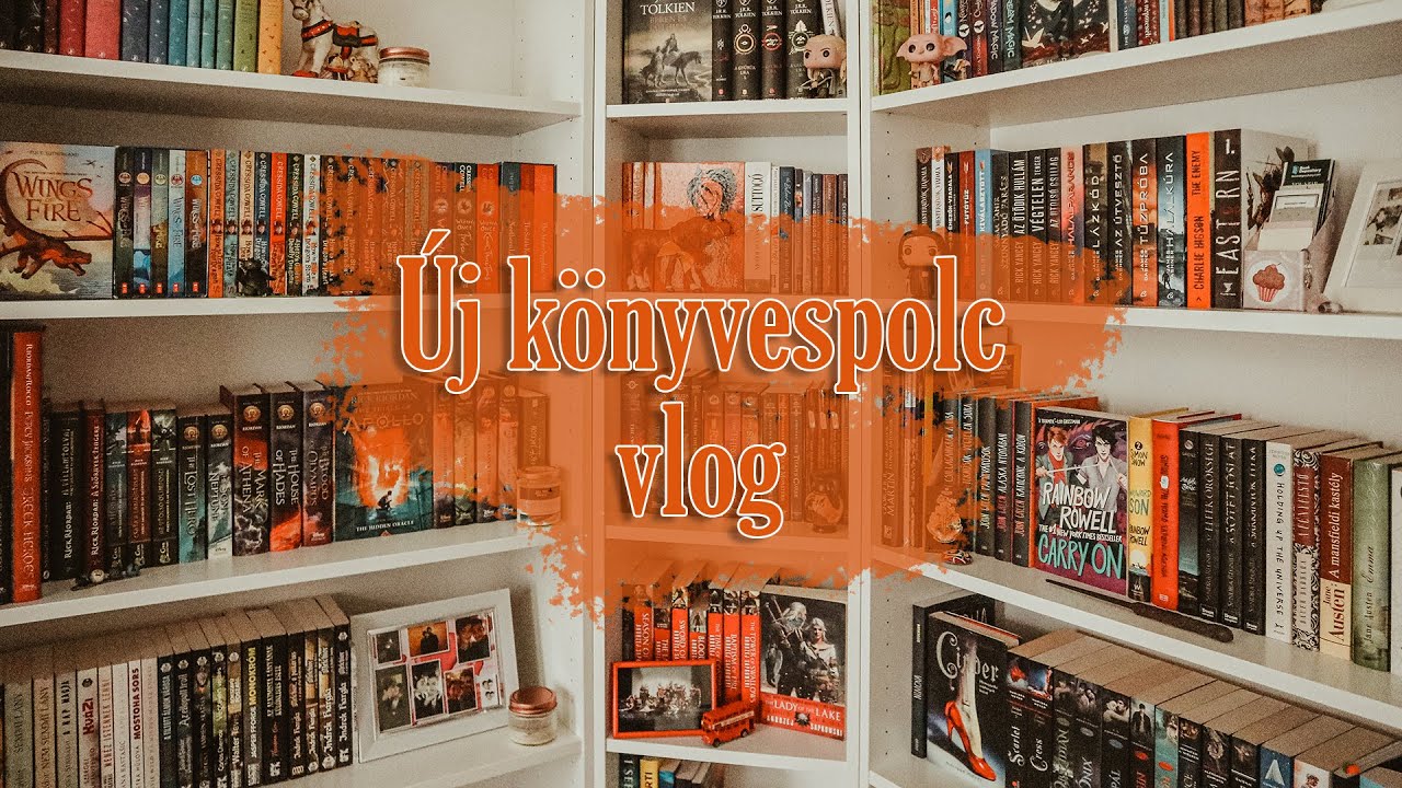 Új könyvespolc | Vlog