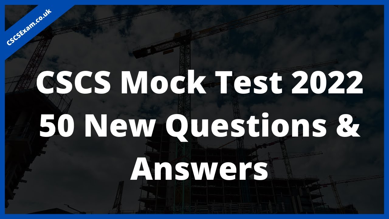 CSCS Test 2023 | CSCS Training Video | CITB Health and Safety Test 2022 | CSCS Revision 2022