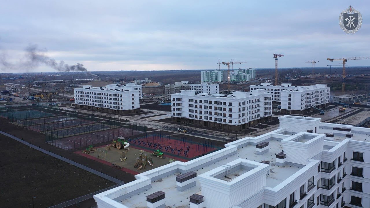 New residential area in Mariupol Новые многоэтажки в Мариуполе