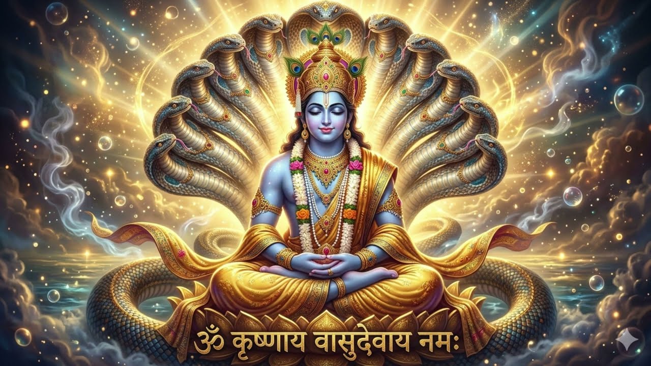 Om Krishnaya Vasudevaya Mantra 108 Times | Powerful Krishna Mantra | Hima Spiritual Song