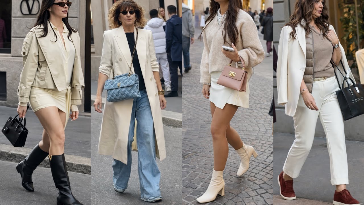 ITALIAN ELEGANCE IN MARCH SPRING FASHION 🇮🇹 MILAN STREET LOOKS INSPIRATION | LUXURY SHOPPING TRENDS
