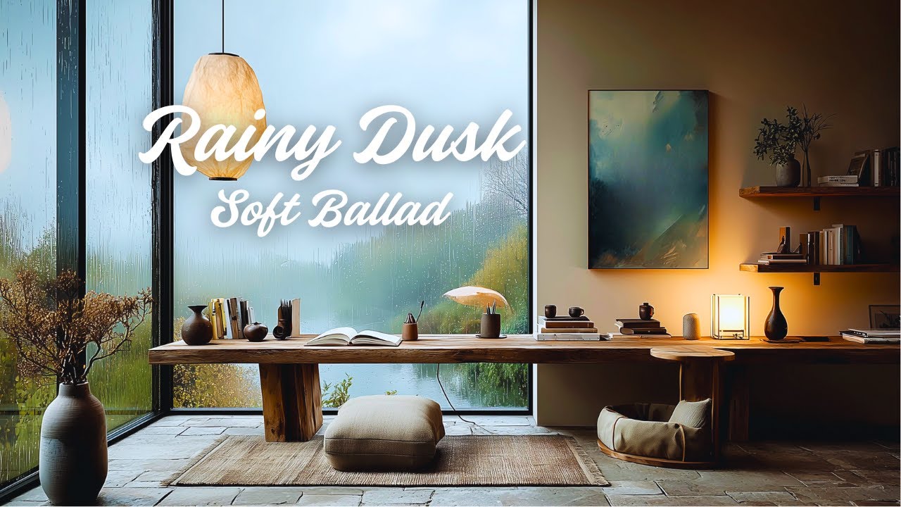 [Playlist] Rain on the Window at Dusk | Pop Ballad for Relaxation & Quiet Hours (Vocals)