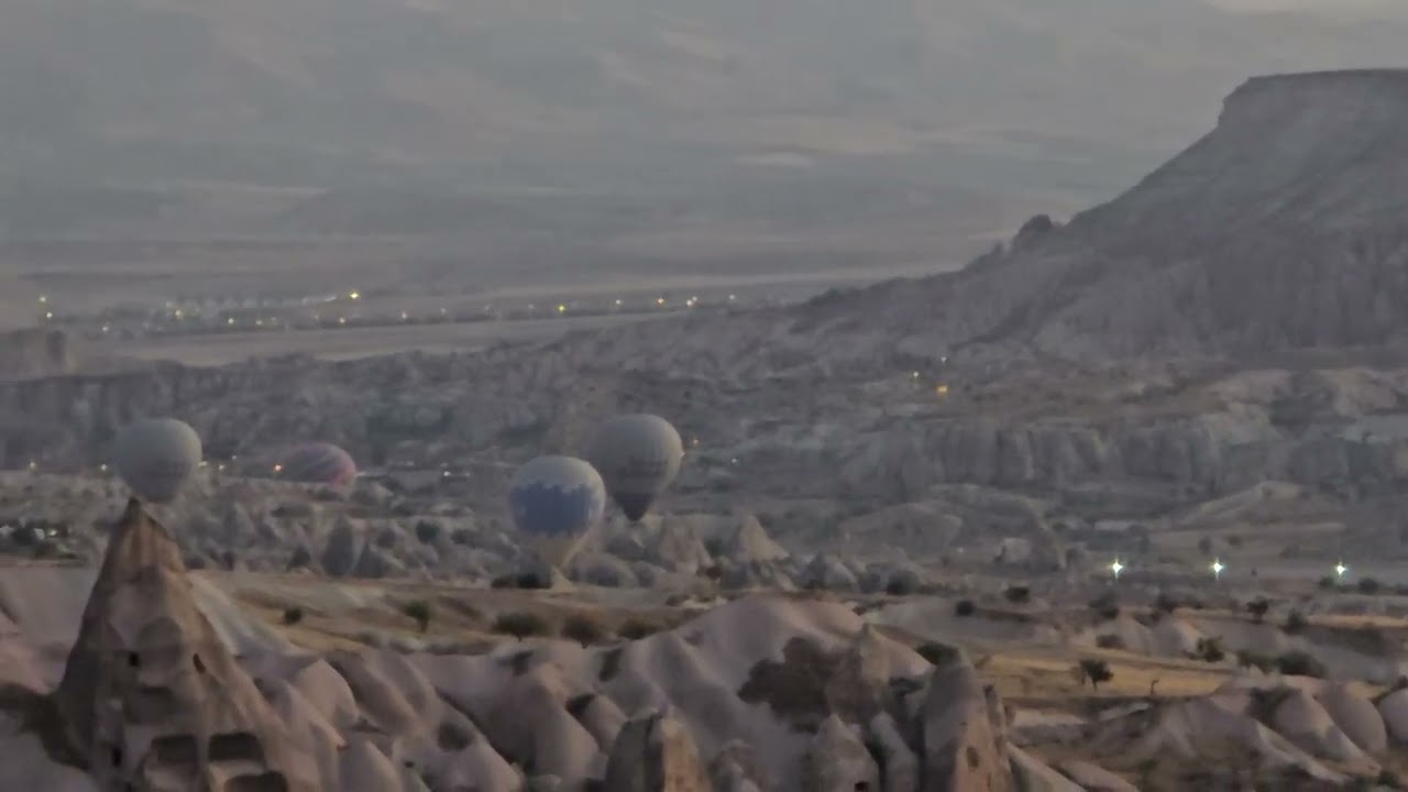 Cappadocia-Uçhisar Kaya hotel: Morning view from my room no: 337 -2- Uçhisar/Nevşehir/Türkiye 🇹🇷.