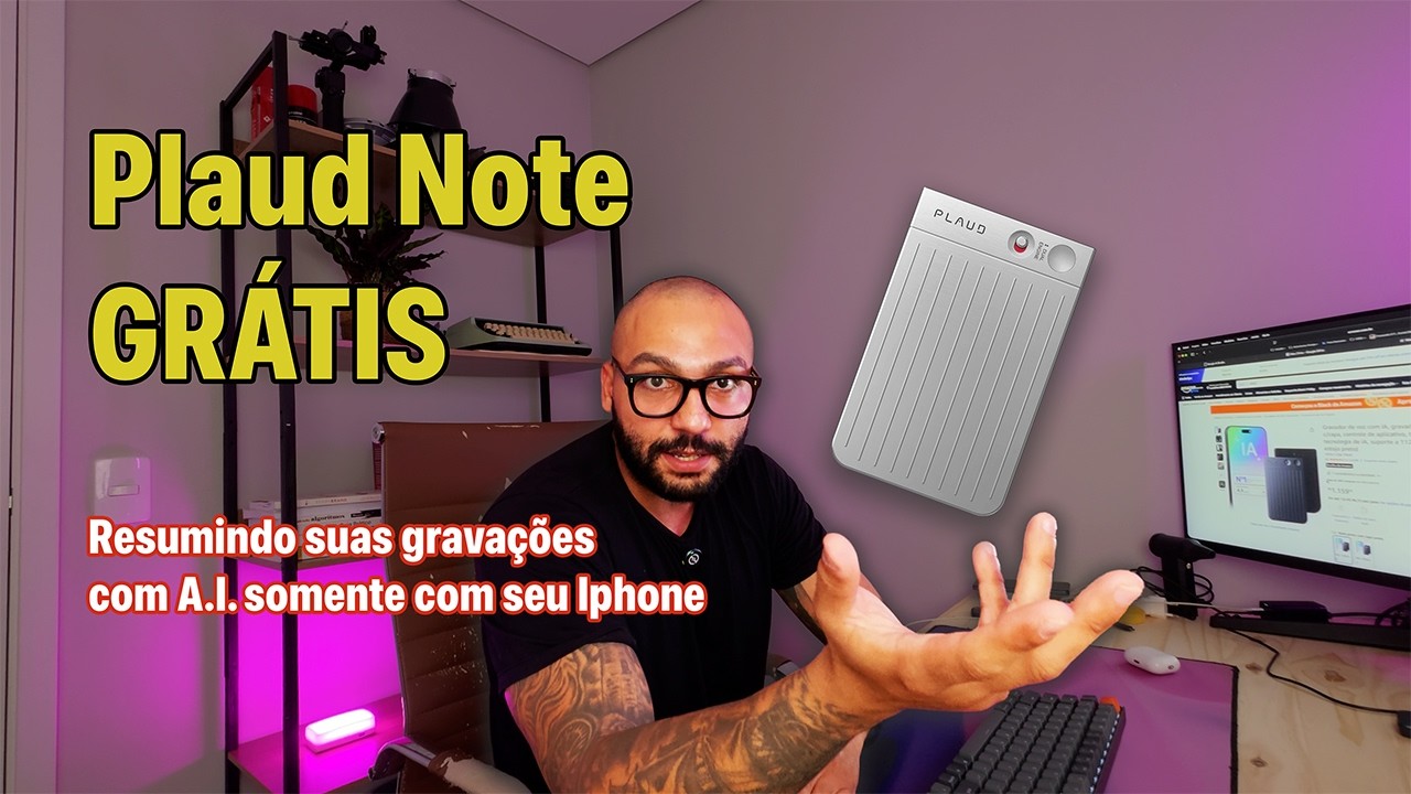 Como montar seu ‘Plaud Note’ GRATIS: iPhone + Google + Gemini