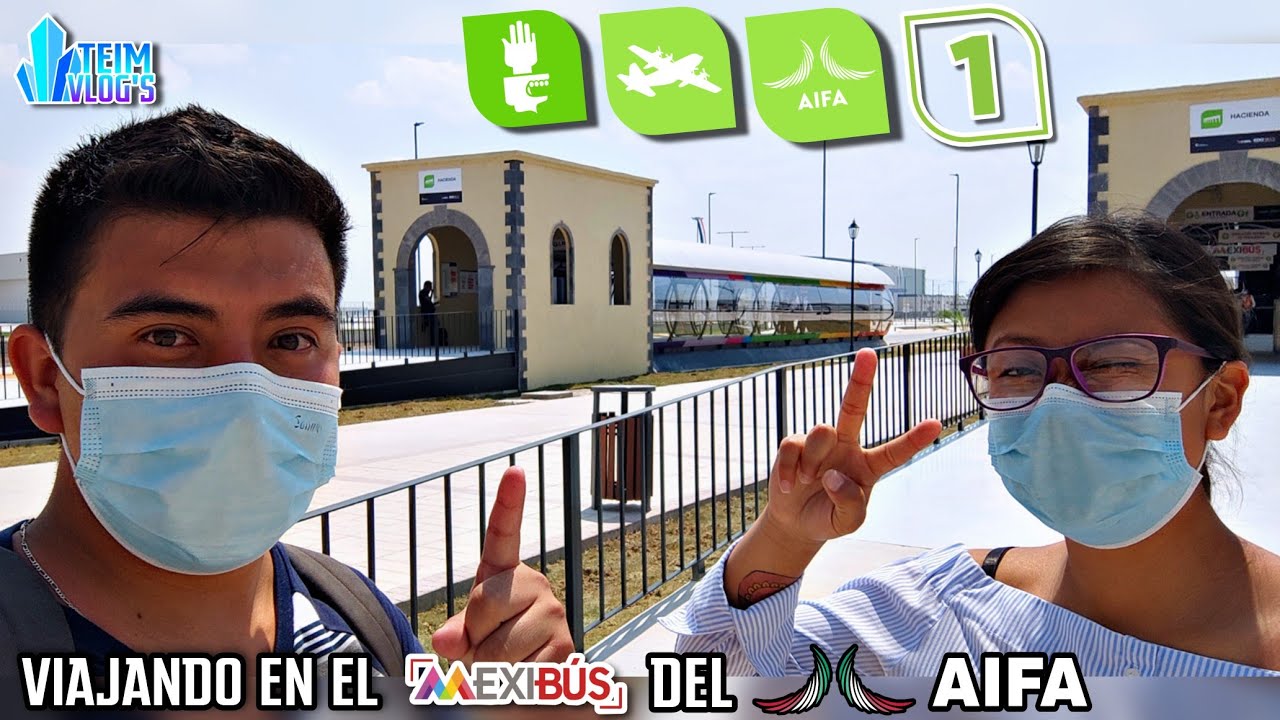 Así es el Mexibús del AIFA|Viajando hacia el Aeropuerto (Vlog)