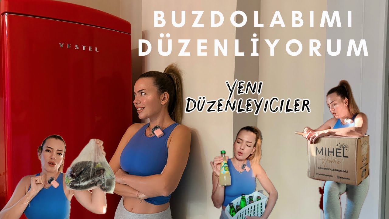 Buzdolabımı düzenliyoruz ... #buzdolabıdüzeni #düzen #merveakaydın 