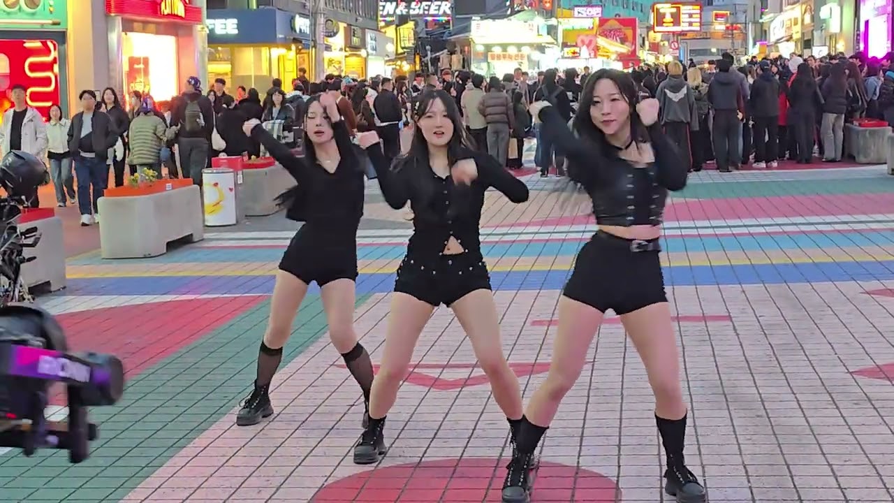 2026.03.14/댄스팀 레이디비 홍대거리 댄스커버 촬영/BANG BANG 