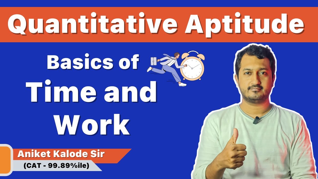 Quantitative Aptitude Preparation : Basics of Time and Work | Tarkashastra