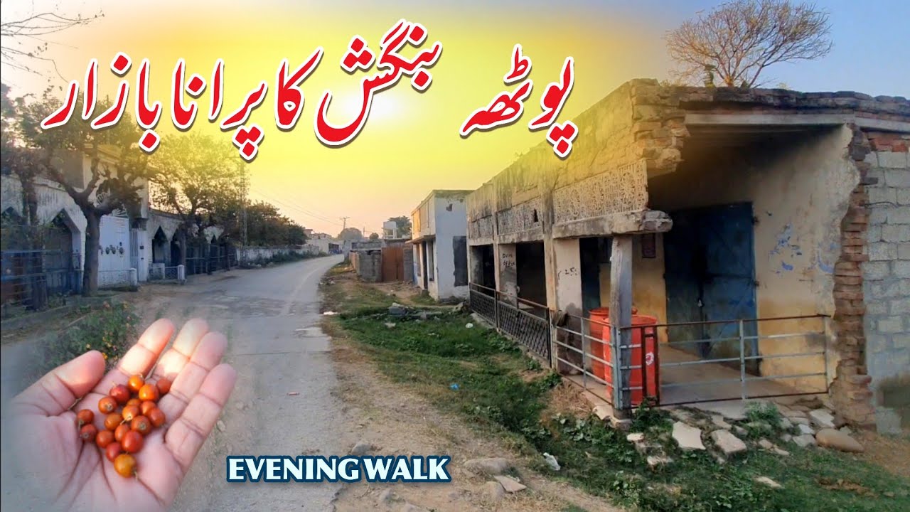 Potha Bangash Kay Puray Bazaar Si Pedal Safar Kar Keh Guzra | Old Village