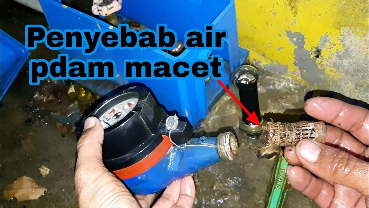 saringan water meter air pdam sumbat, Dari pertama install tidak pernah di server.