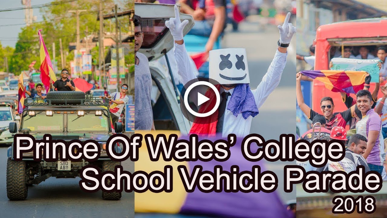 School Vehicle Parade 2018 - Price Of Wales' College