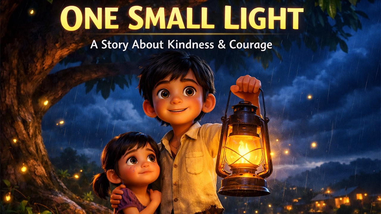 ONE SMALL LIGHT 🌟 | A Heartwarming Story About Kindness & Courage | Emotional Kids Story