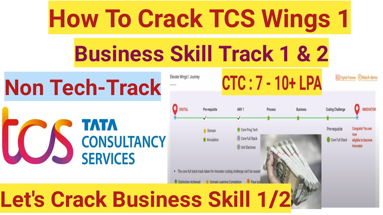How to Crack TCS Wings 1 Business Skill Track 1/2 || Bizz Skill Track 2 Questions #tcs #job #wings1