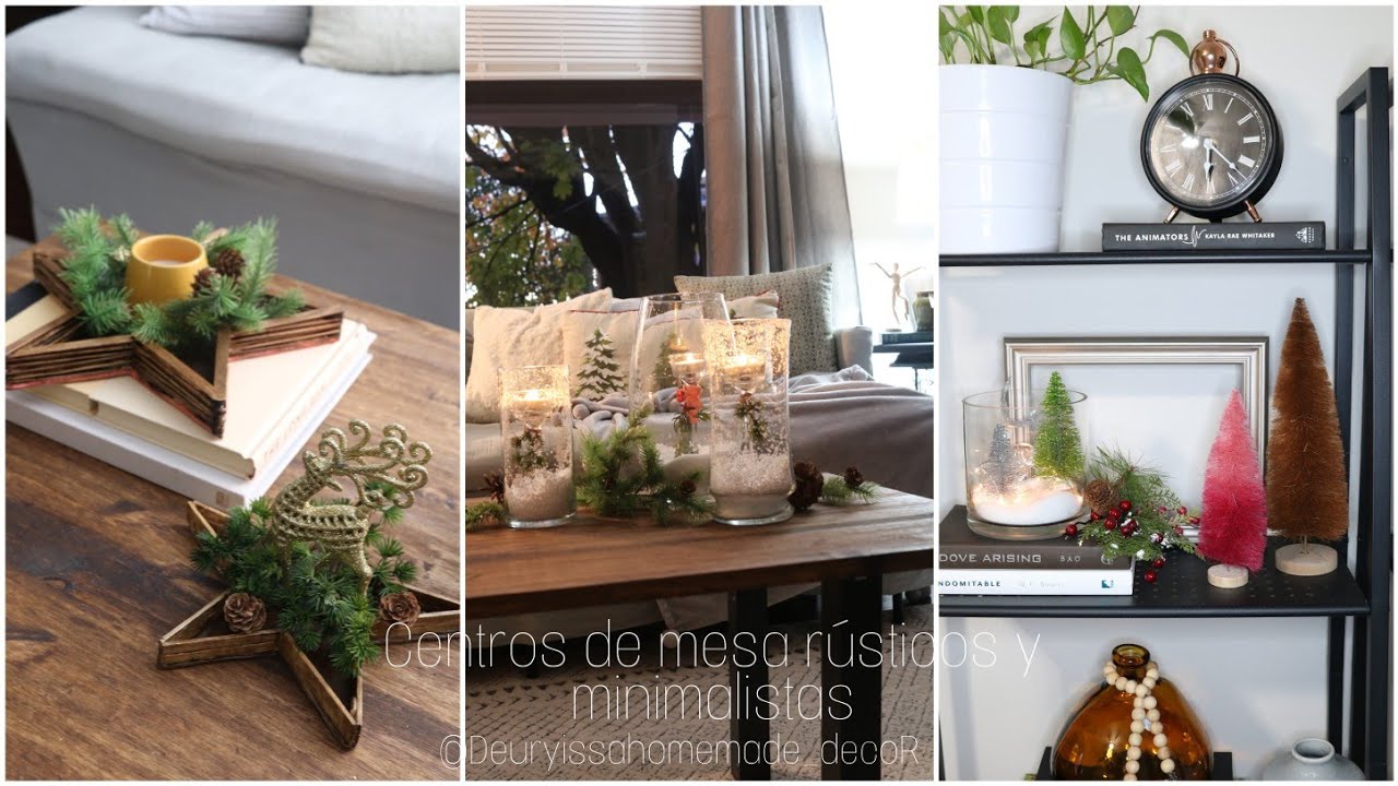 Centros de mesa rústicos, minimalistas y sutilmente elegantes | Bandeja de cartón | portavelas
