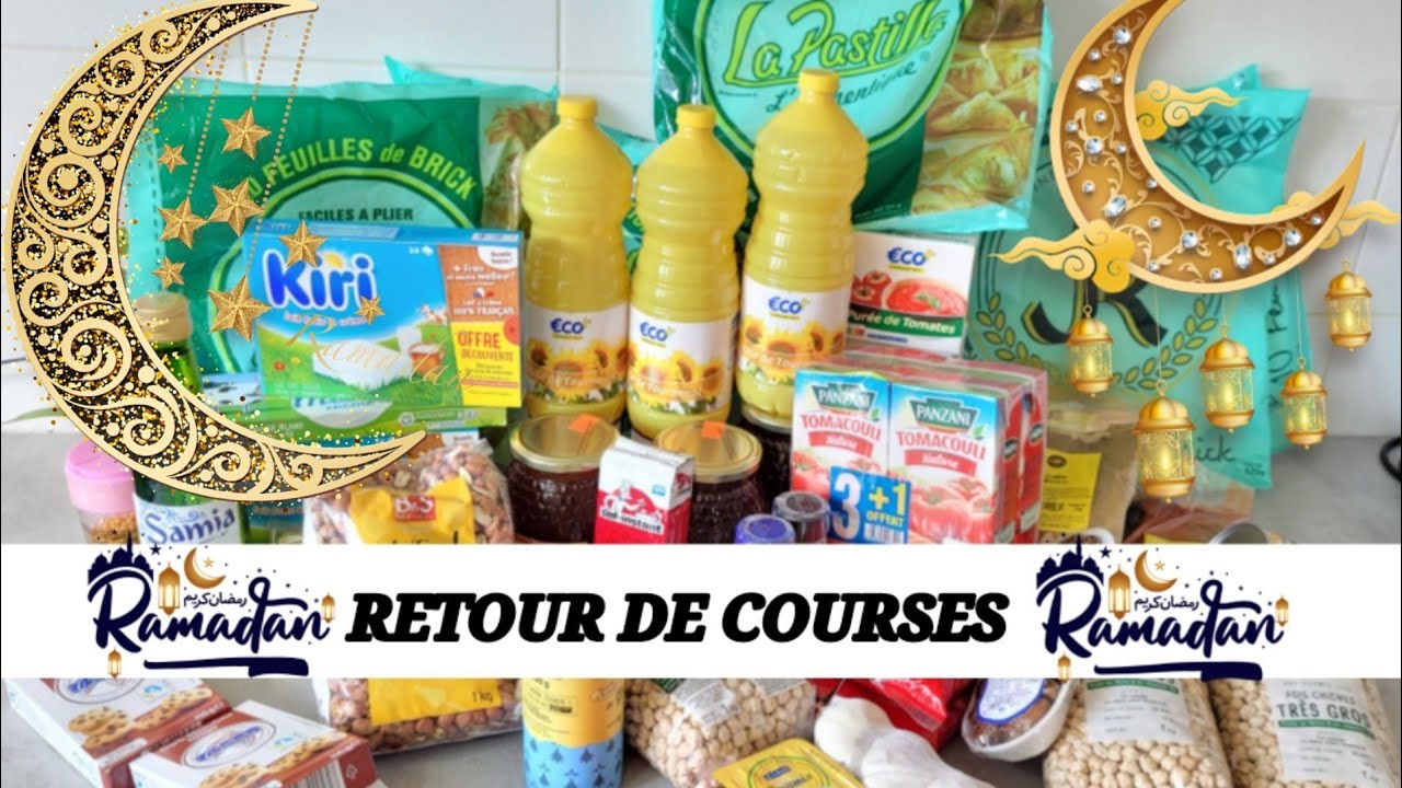 🕌RETOUR DE COURSES🕌SPÉCIAL RAMADAN 2022 26.03.22 #retourdecourses #ramadan #ramadan2022 #courses